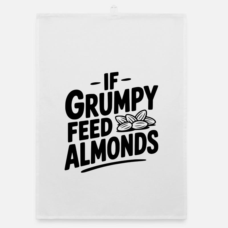 Si Grumpy donne à manger aux amandes Torchon bio
