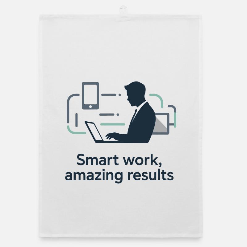 Smart Work Tech Silhouette Organic dish towel
