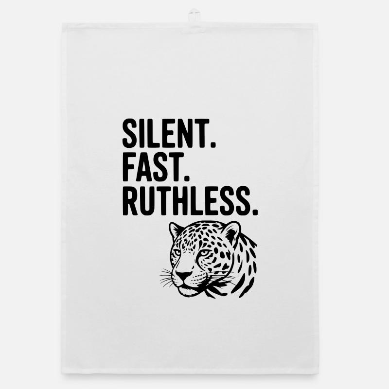 Silent. Fast. Ruthless. Organic dish towel