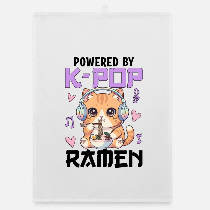 Propulsé par des ramen K-Pop Torchon bio