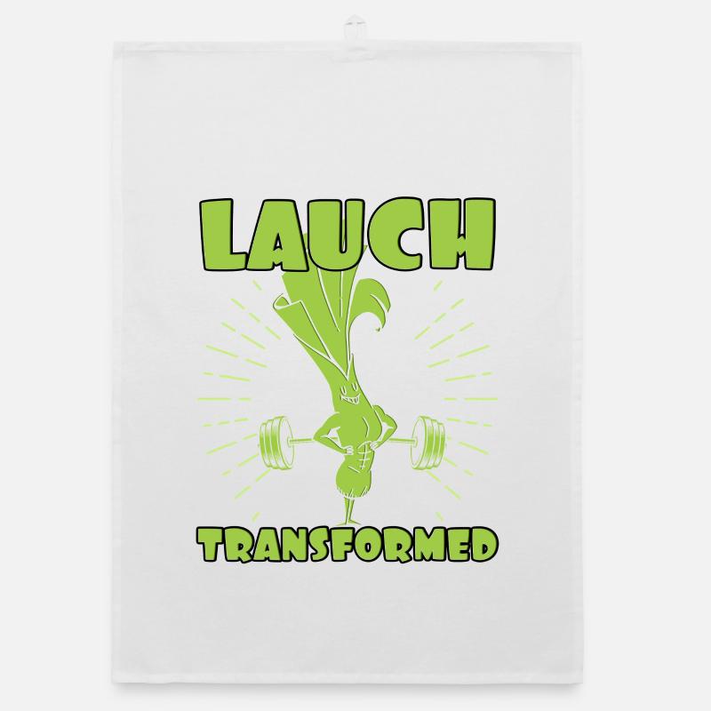 HALTÉROPHILE DE POIREAU TRANSFORMÉ Drôle Torchon bio