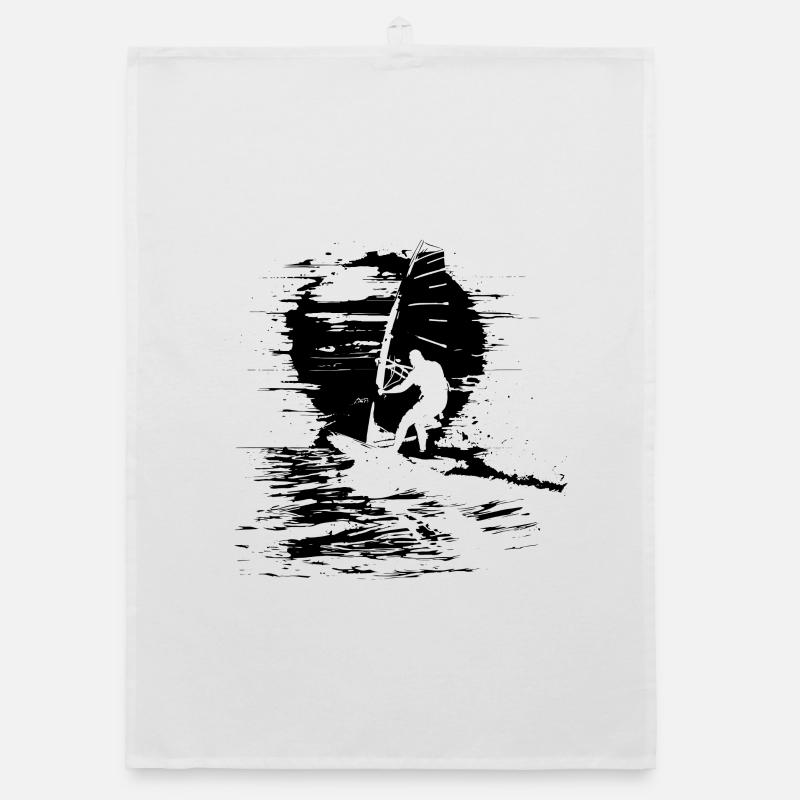 Windsurfing Instructor Organic dish towel