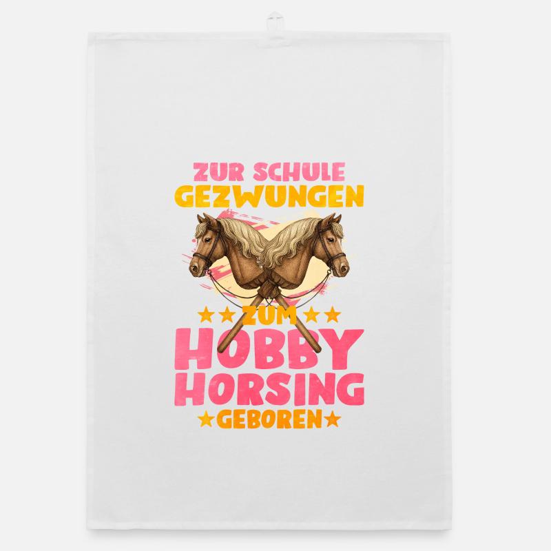 Forcé d’aller à l’école pour le loisir de cavalier Torchon bio