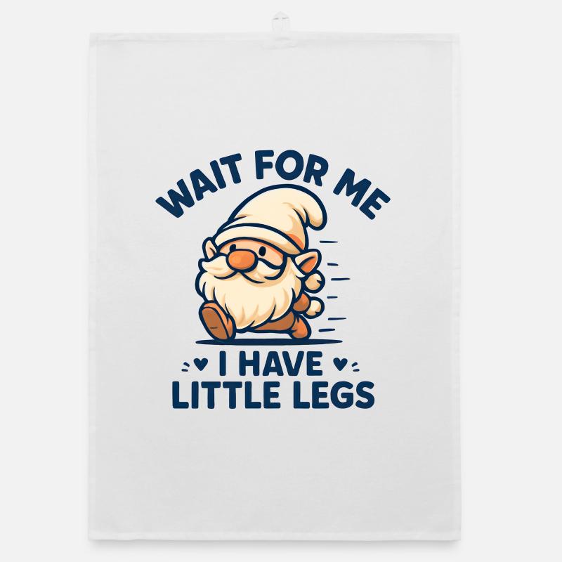 Dwarf Gnome Saying Humor Meme Funny Funny Organic dish towel