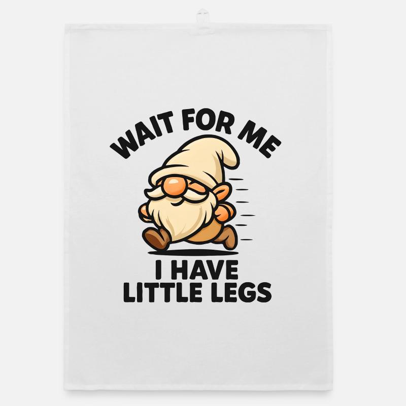 Dwarf Gnome Saying Humor Meme Funny Funny Organic dish towel