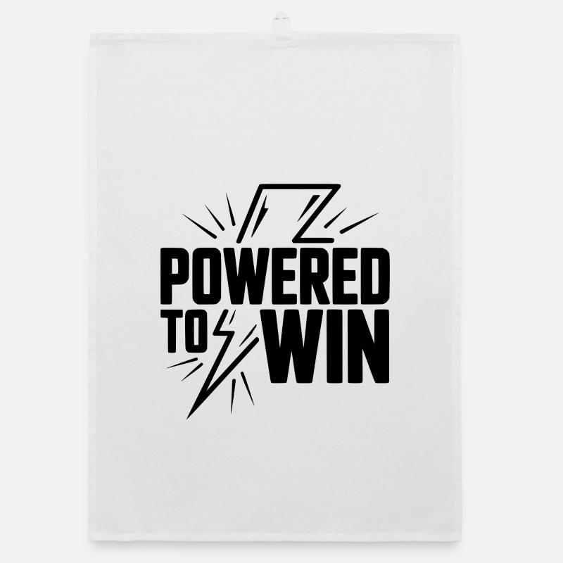 Powered to Win Organic Geschirrtuch
