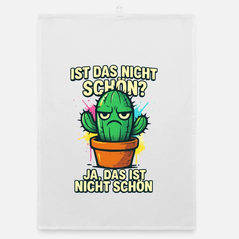 Isn't that nice? Yes, Not Beautiful | Cactus Organic dish towel