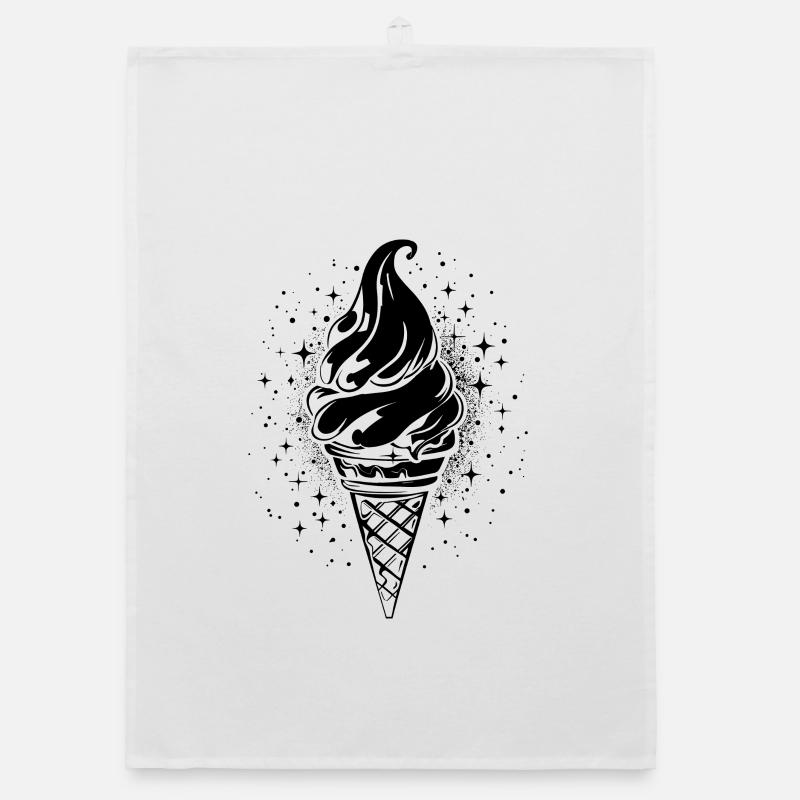 Softeis Grafik Organic dish towel