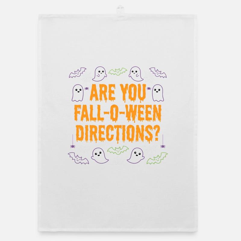Bist du ein Herbst-O-Ween-Anleitungslehrer? Hallow Organic Geschirrtuch