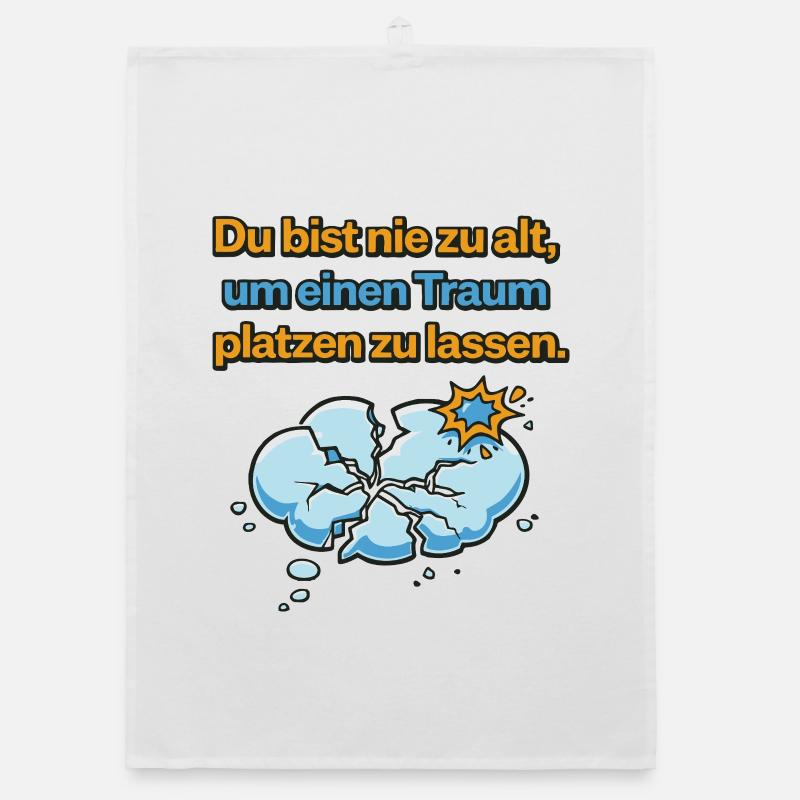 Conception de Dream Burst Never Too Old Torchon bio