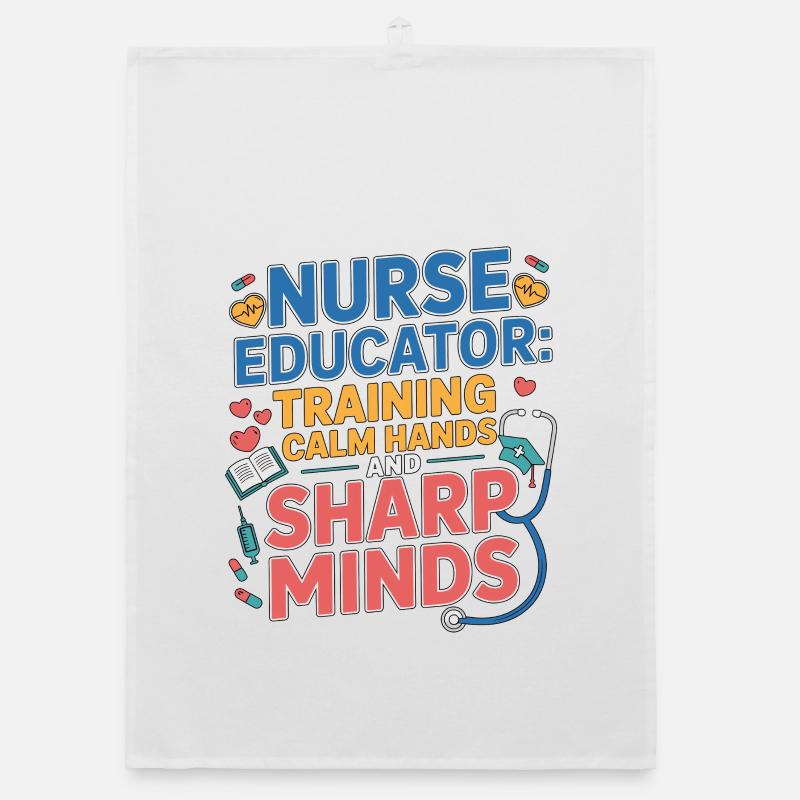 Nurse Educator Training Calm Nurse Practitioner Organic Geschirrtuch