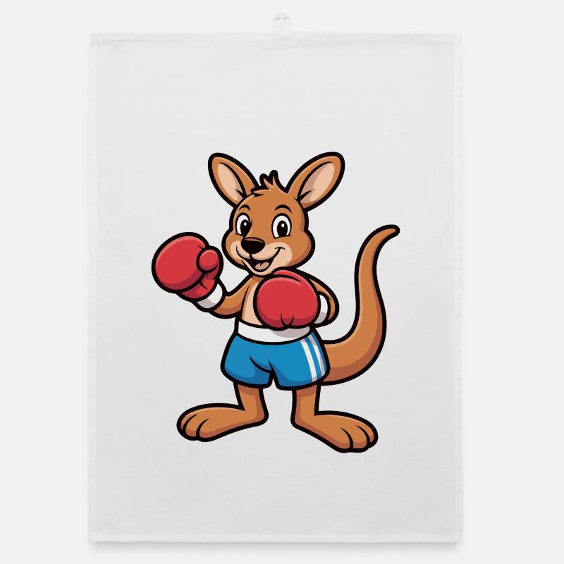 Kangaroo Boxer Organic dish towel