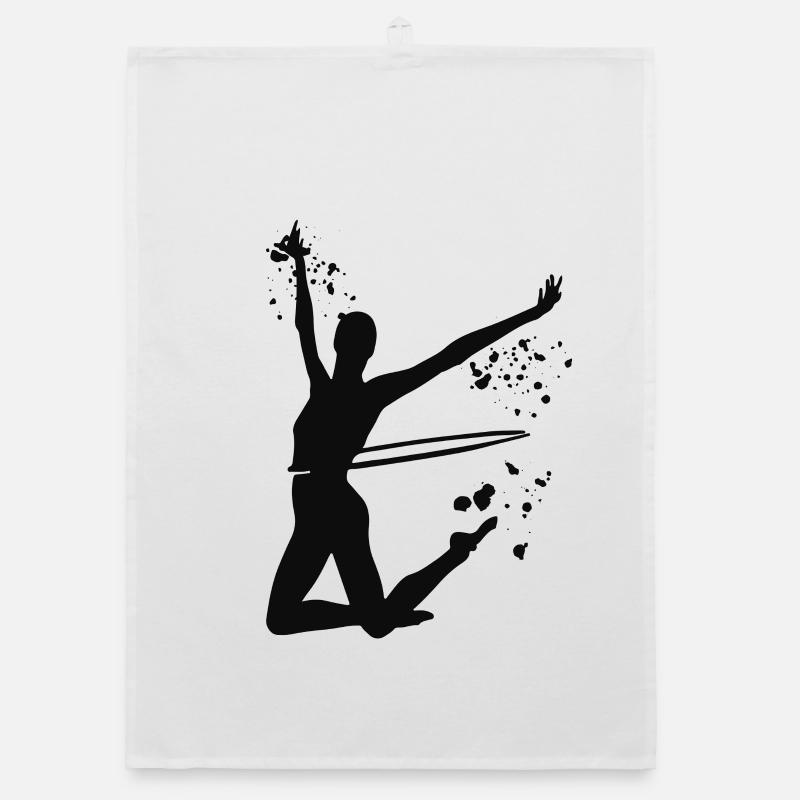 Gymnastics Hoops Rhythmic Gymnastics Organic dish towel