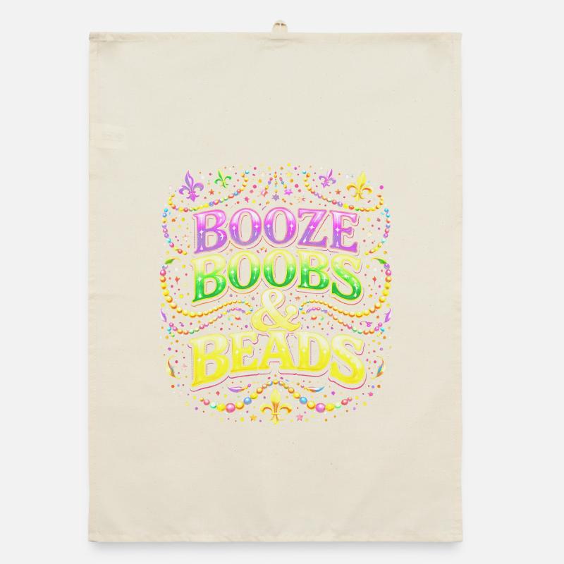 Conception de perles et de perles d’alcool Torchon bio