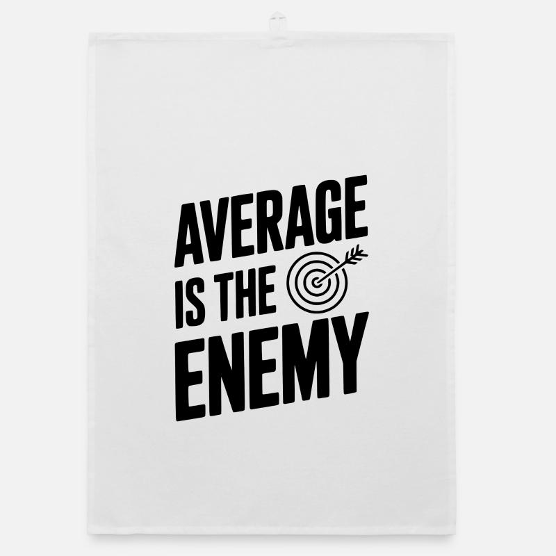 Durchschnittlich ist der Feind Organic Geschirrtuch