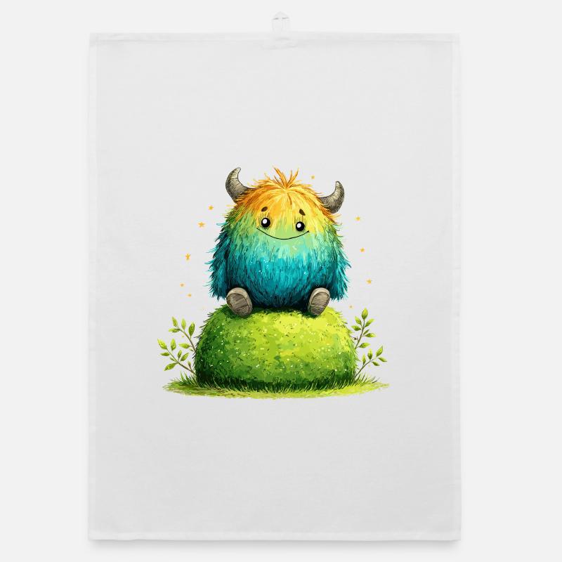 Rainbow Cuddly Morpe Meadow Joy Organic dish towel