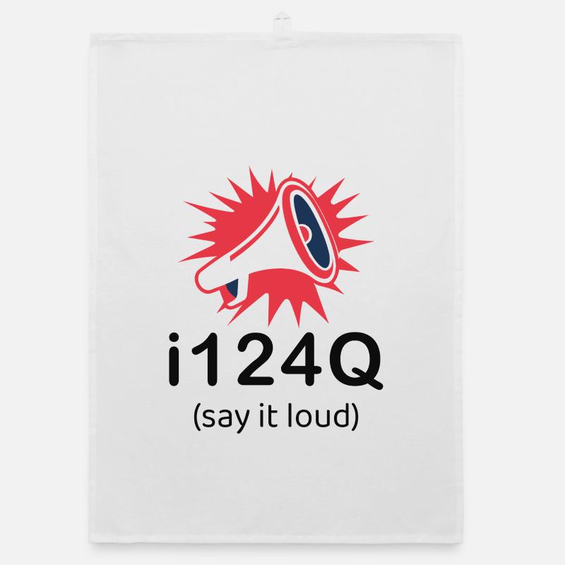 i124Q – Bold Statement Dark Edition Organic dish towel