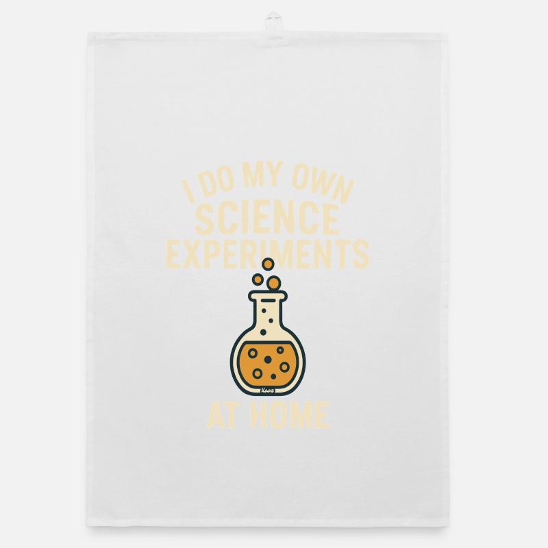 Self-contained science experiments at home Organic dish towel