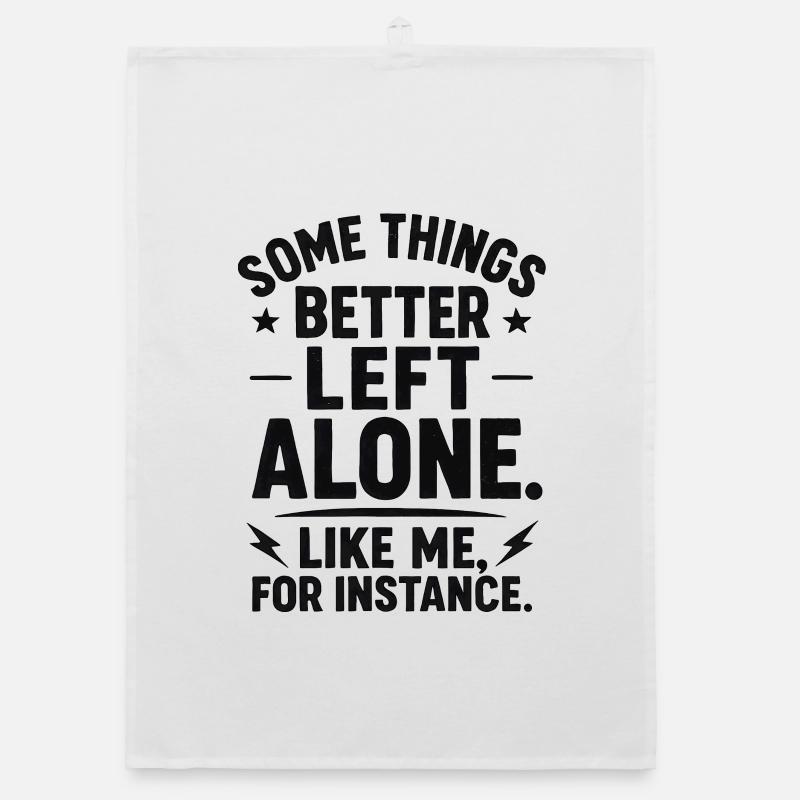 Funny Saying Introverted Nerds Gift Idea Organic dish towel