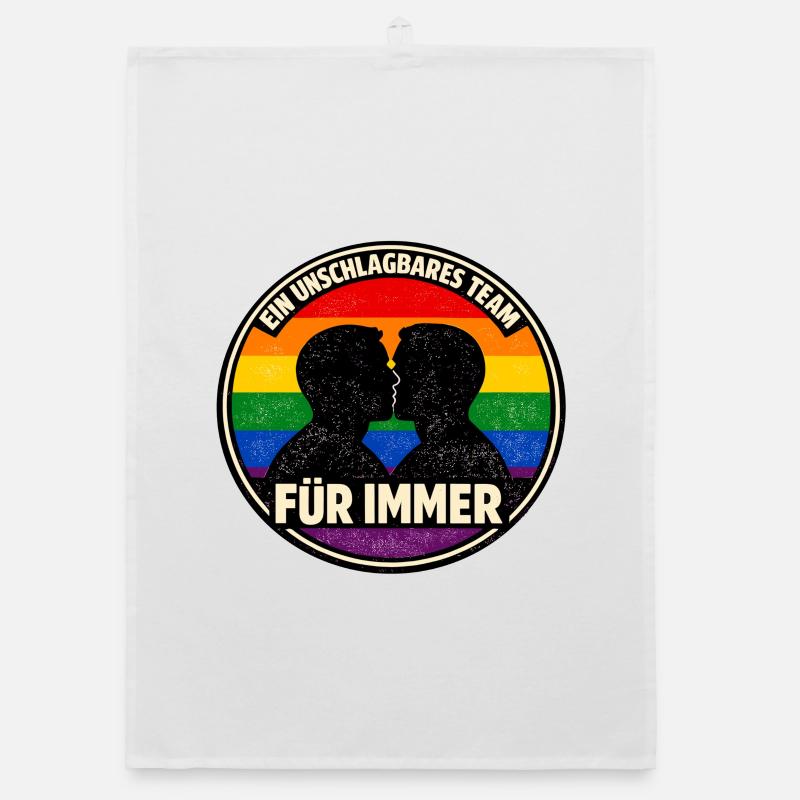 Unbeatable Team Forever – Pride Organic dish towel