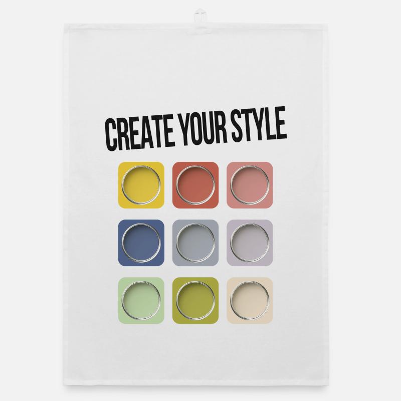 Create Your Style – Modern Statement Organic dish towel