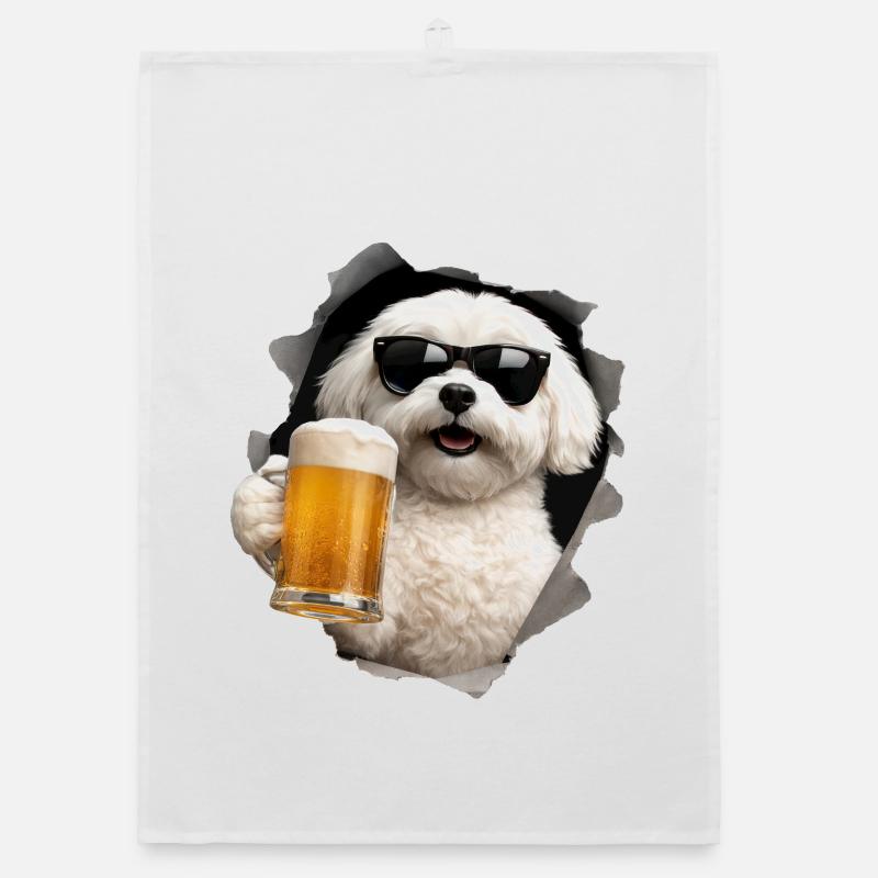 Maltesisches Bier Organic Geschirrtuch