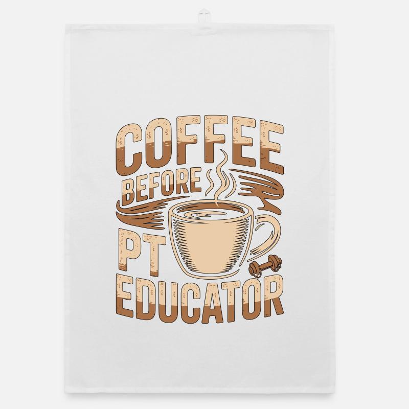 PT Educator Coffee Movement Therapy Coffee Lover Organic Geschirrtuch