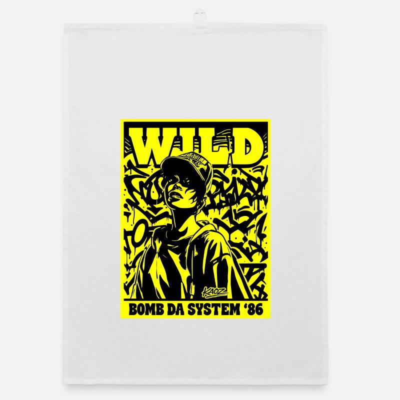 Affiche graffiti Wild Bomb Da System 86 Torchon bio