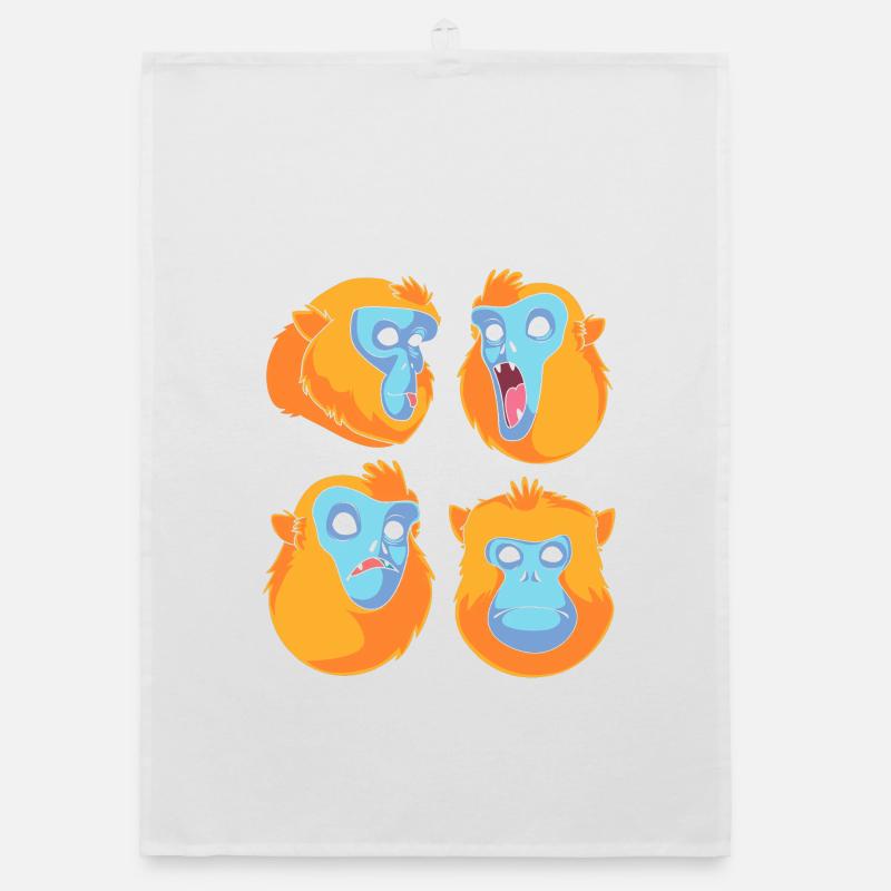 Snub-nosed monkey Monkey Chimpanzee Organic dish towel