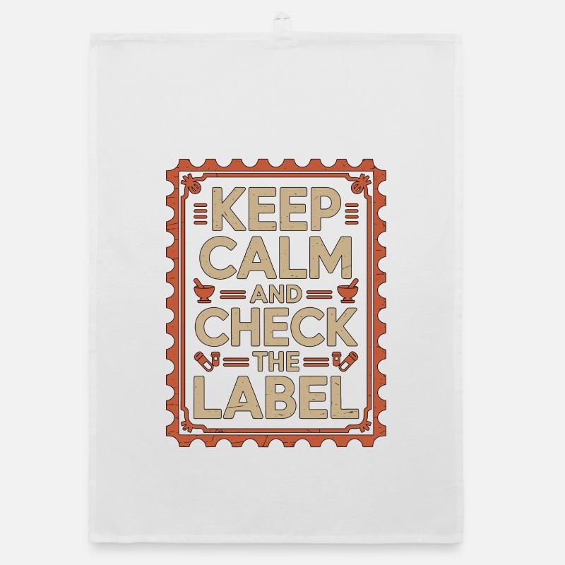 Pharmacist Student Counting Pills Pharmacy Trainee Organic dish towel