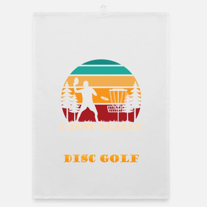 Disc Golf Geschenke Discgolf Organic Geschirrtuch