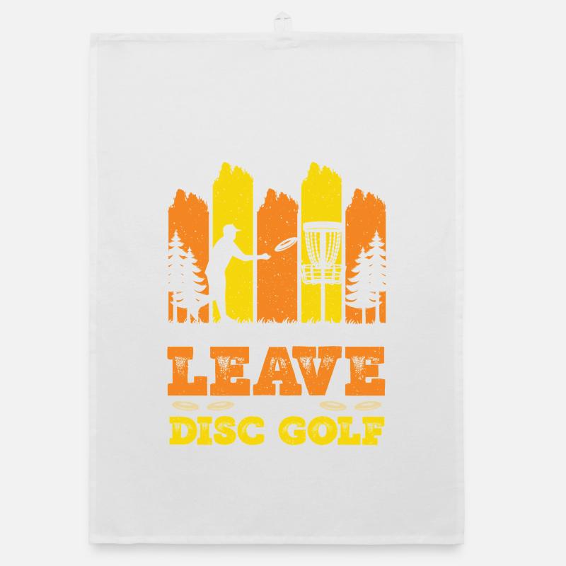 Disc Golf Geschenke Discgolf Organic Geschirrtuch