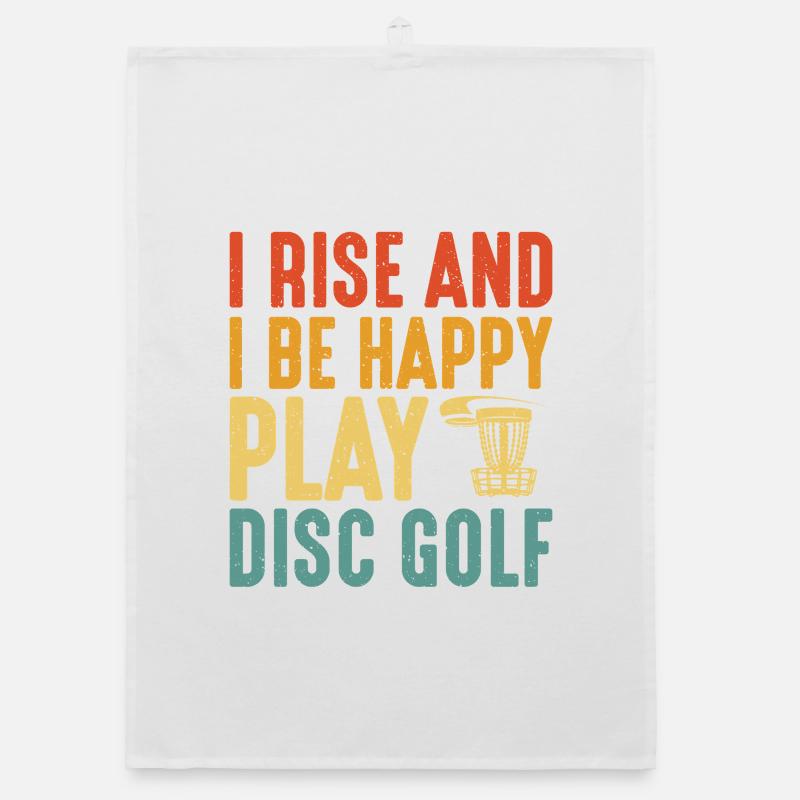 Cadeaux de disc golf Disc Golf Torchon bio