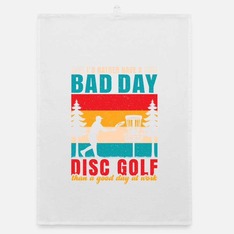 Disc Golf Geschenke Discgolf Organic Geschirrtuch
