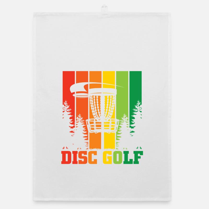 Cadeaux de disc golf Disc Golf Torchon bio