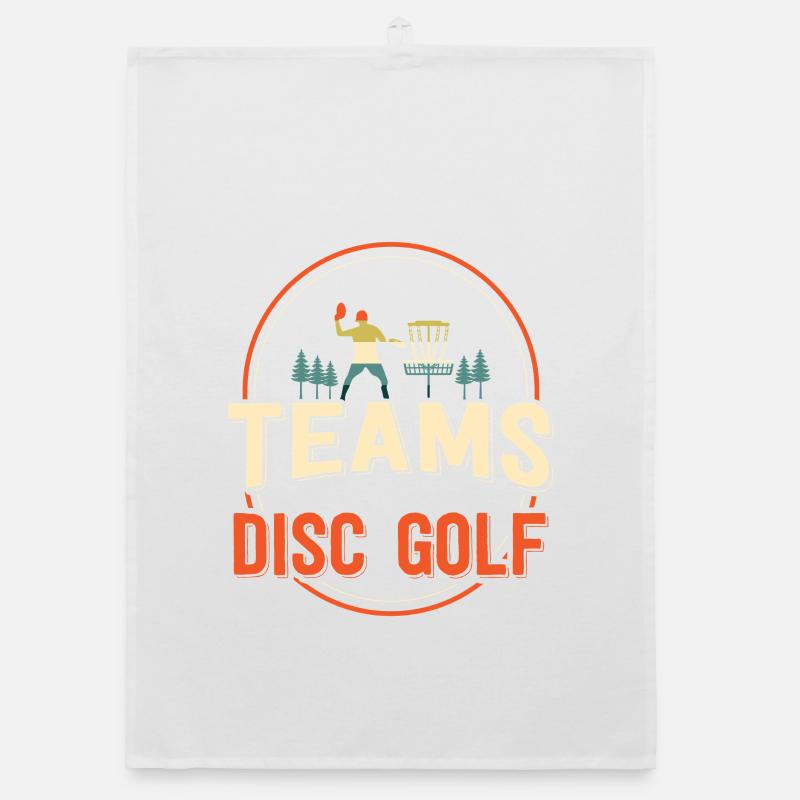 Disc Golf Geschenke Discgolf Organic Geschirrtuch