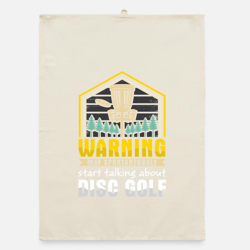 Disc Golf Geschenke Discgolf Organic Geschirrtuch