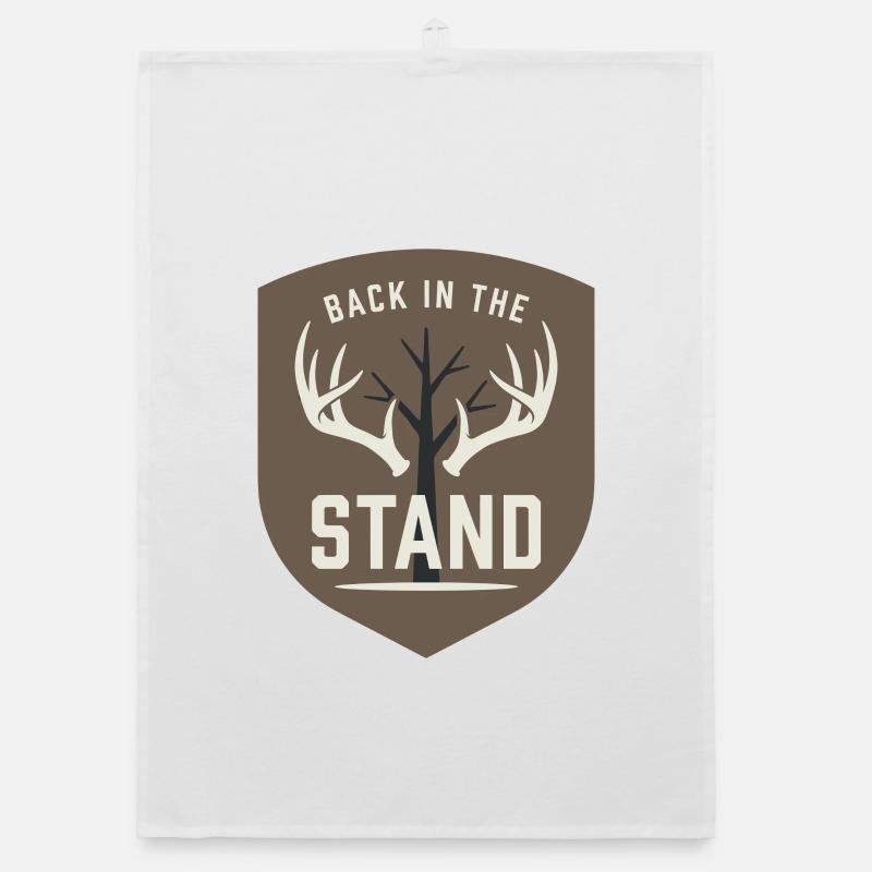 Chasseur à queue blanche Chasse au cerf Torchon bio