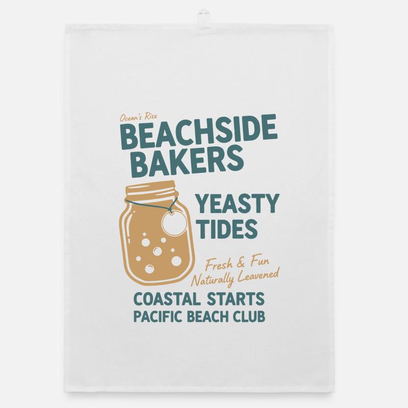 Sourdough Bread Baking Aesthetics Design Organic dish towel