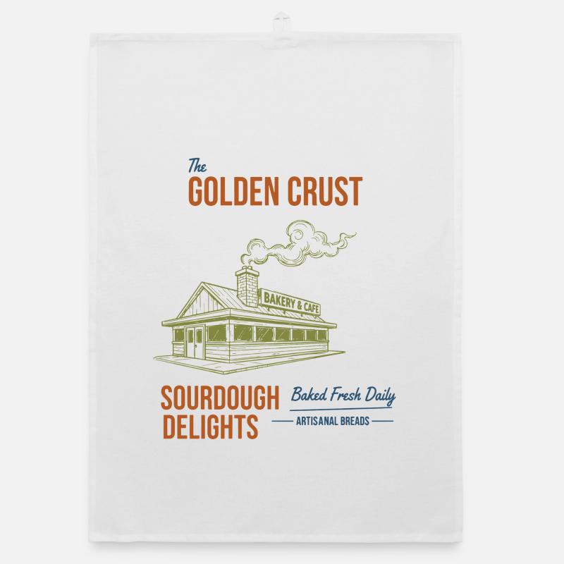Aesthetics Sourdough Bread Bakery Bakery Organic dish towel