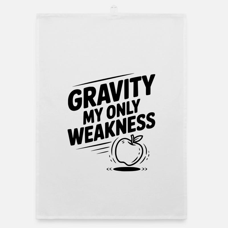 Gravity My Only Weakness Organic dish towel