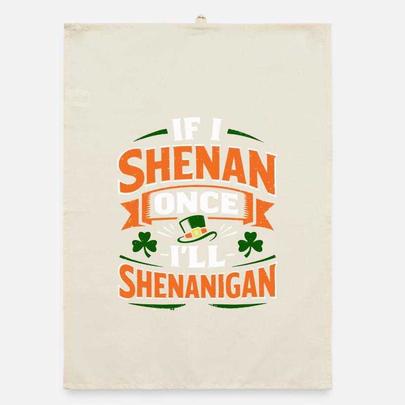 Ready vor Shenanigans | St. Patrick's Day Organic Geschirrtuch