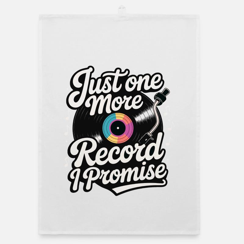 Nur noch eine Platte, versprochen Organic Geschirrtuch