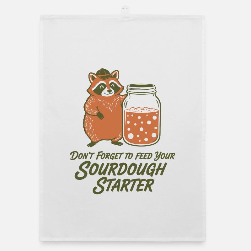 sourdough Bread Baking Baker Sourdough Starter Era Organic Geschirrtuch