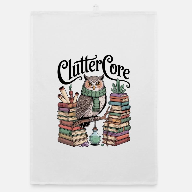 Passionné de Cluttercore Torchon bio