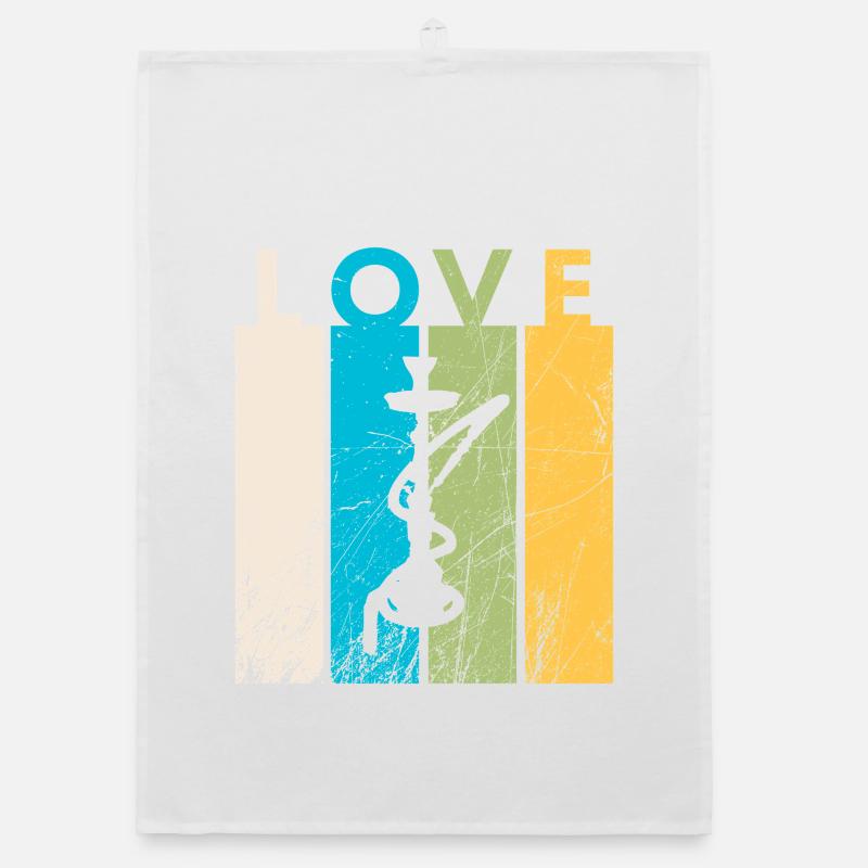Love Hookah / Hookah Organic dish towel