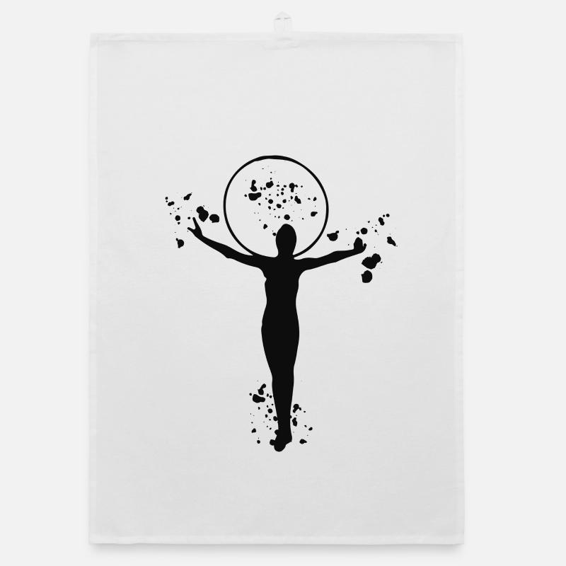 Gymnastics Hoops Rhythmic Gymnastics Organic dish towel