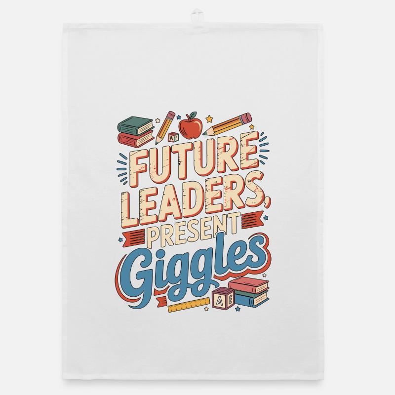 Elementary Teacher Future Leaders Teaching Career Organic dish towel