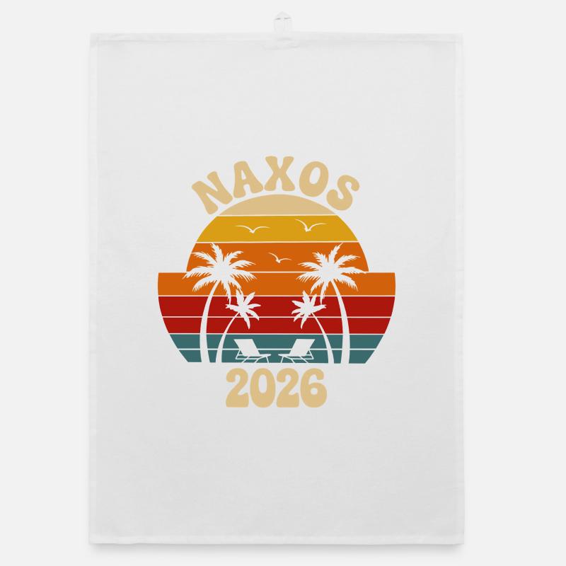 Naxos Sunset 2026 Organic dish towel