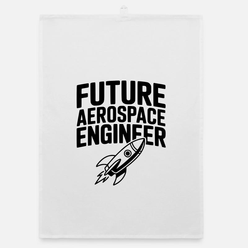 Future Aerospace Engineer Organic dish towel